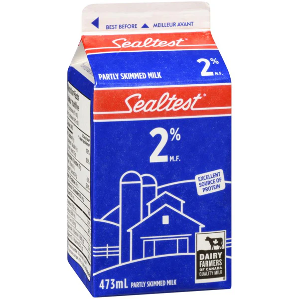 SEALTEST - 2% MILK 473ML