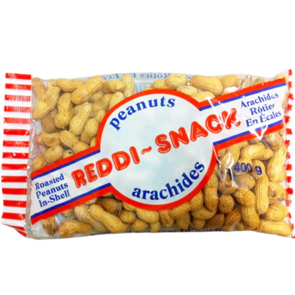 REDDI SNACK - ROASTED PEANUTS IN SHELL 400GR