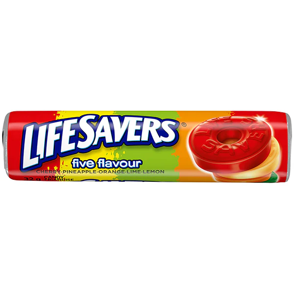 LIFESAVERS - FIVE FLAVOUR CANDY 20x32GR