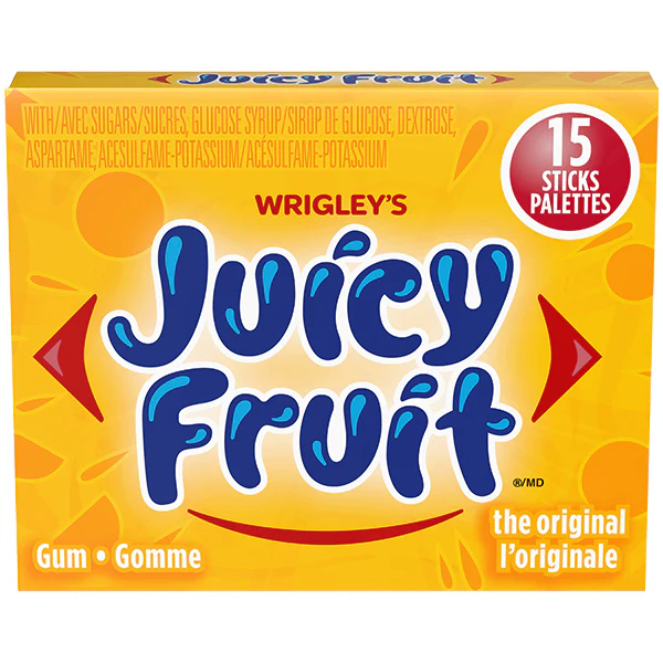 JUICY FRUIT - ORIGINAL STICKS 10x15 PC