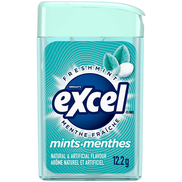 EXCEL - MINTS FRESHMINT 12x12.2 GR