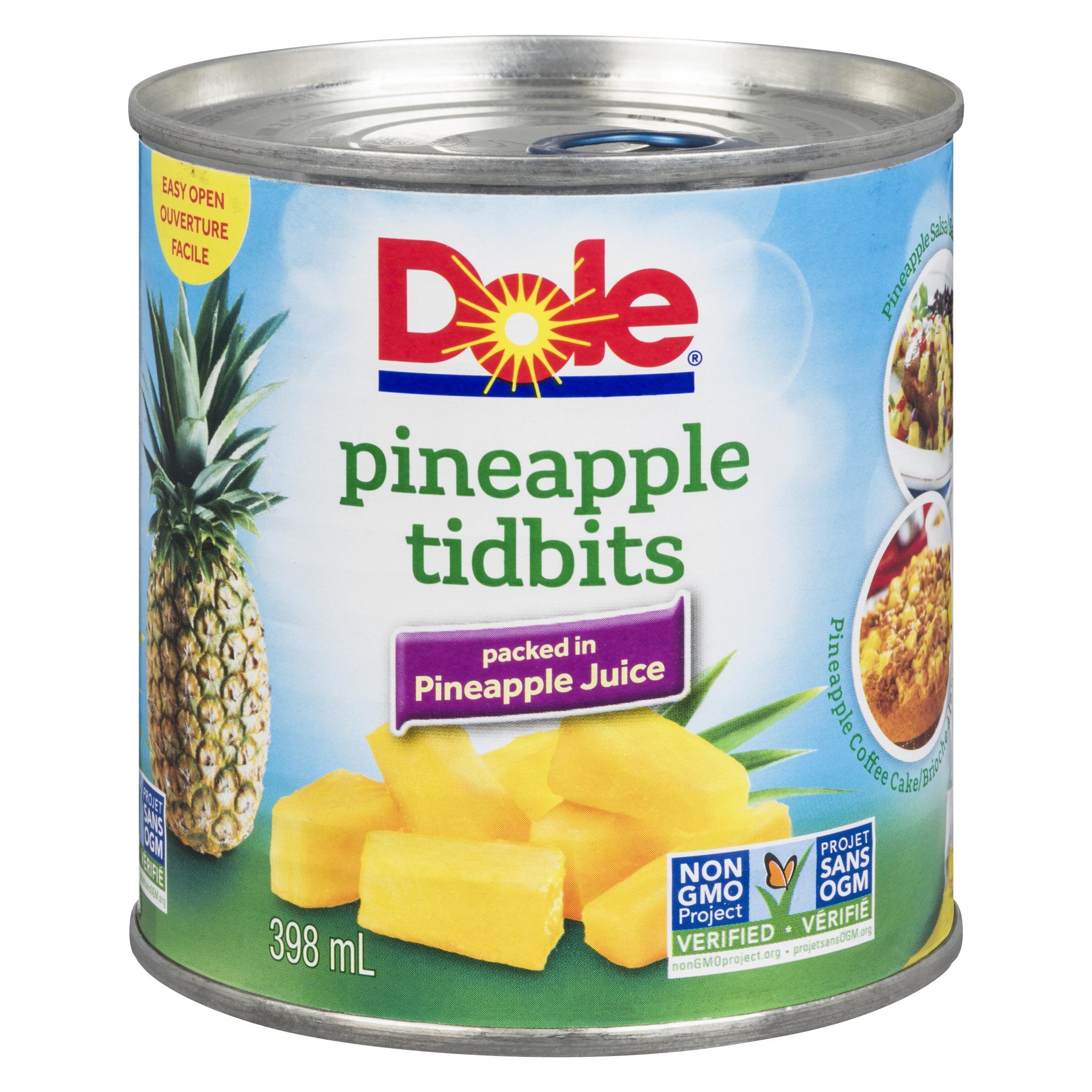 Dole - Tidbits Pineapple 398ml 398ML