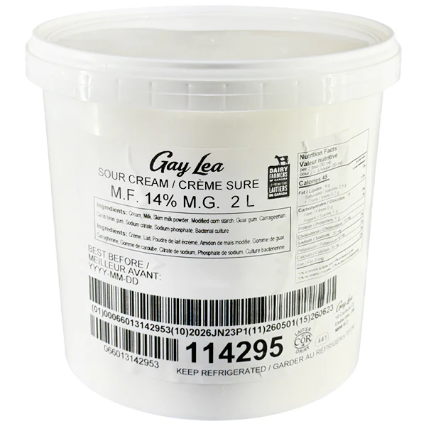 GAY LEA - SOUR CREAM 14% 2LT