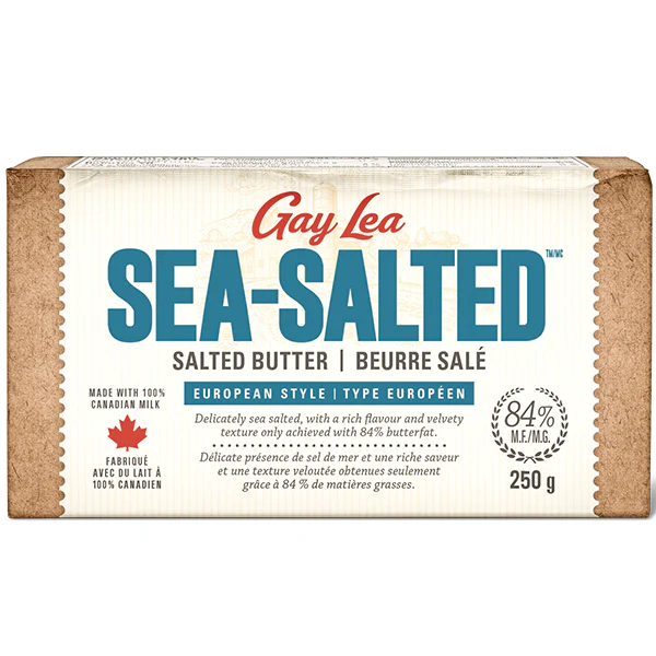 GAY LEA - BUTTER SEA SALT 250GR