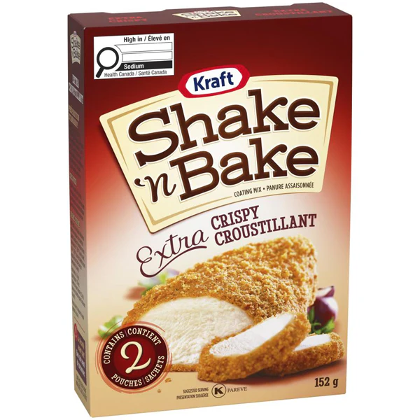 KRAFT HEINZ - SHAKE N BAKE EXTRA CRISPY COATING MIX 152GR