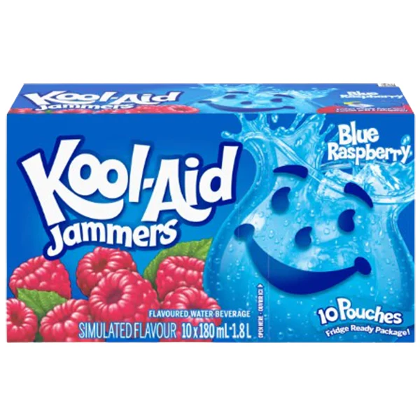 KOOL-AID - JAMMERS BLUE RASPBERRY 10x180 ML