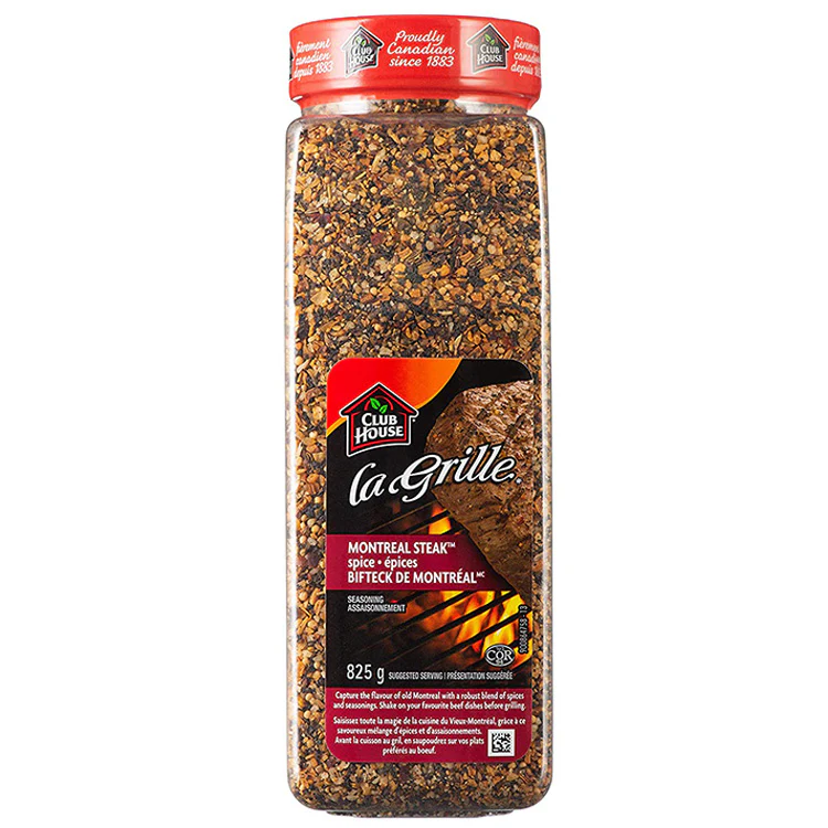 CLUB HOUSE - LA GRILLE MONTREAL STEAK SPICE 825GR