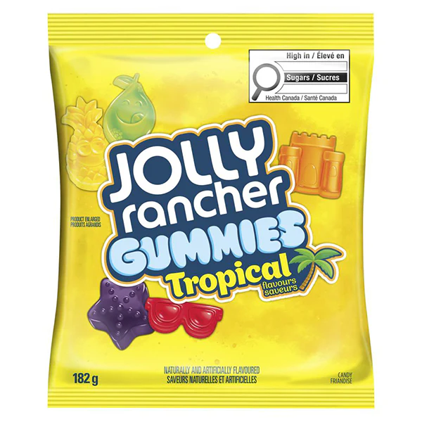 JOLLY RANCHER - GUMMIES TROPICAL 182GR