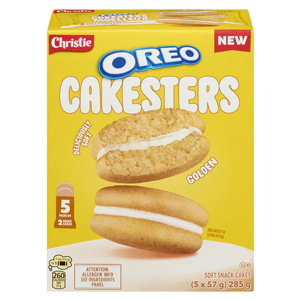 OREO - CAKESTERS GOLDEN 285GR