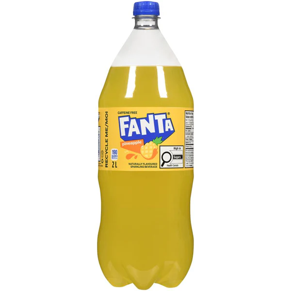 COCA COLA - FANTA PINEAPPLE 2LT