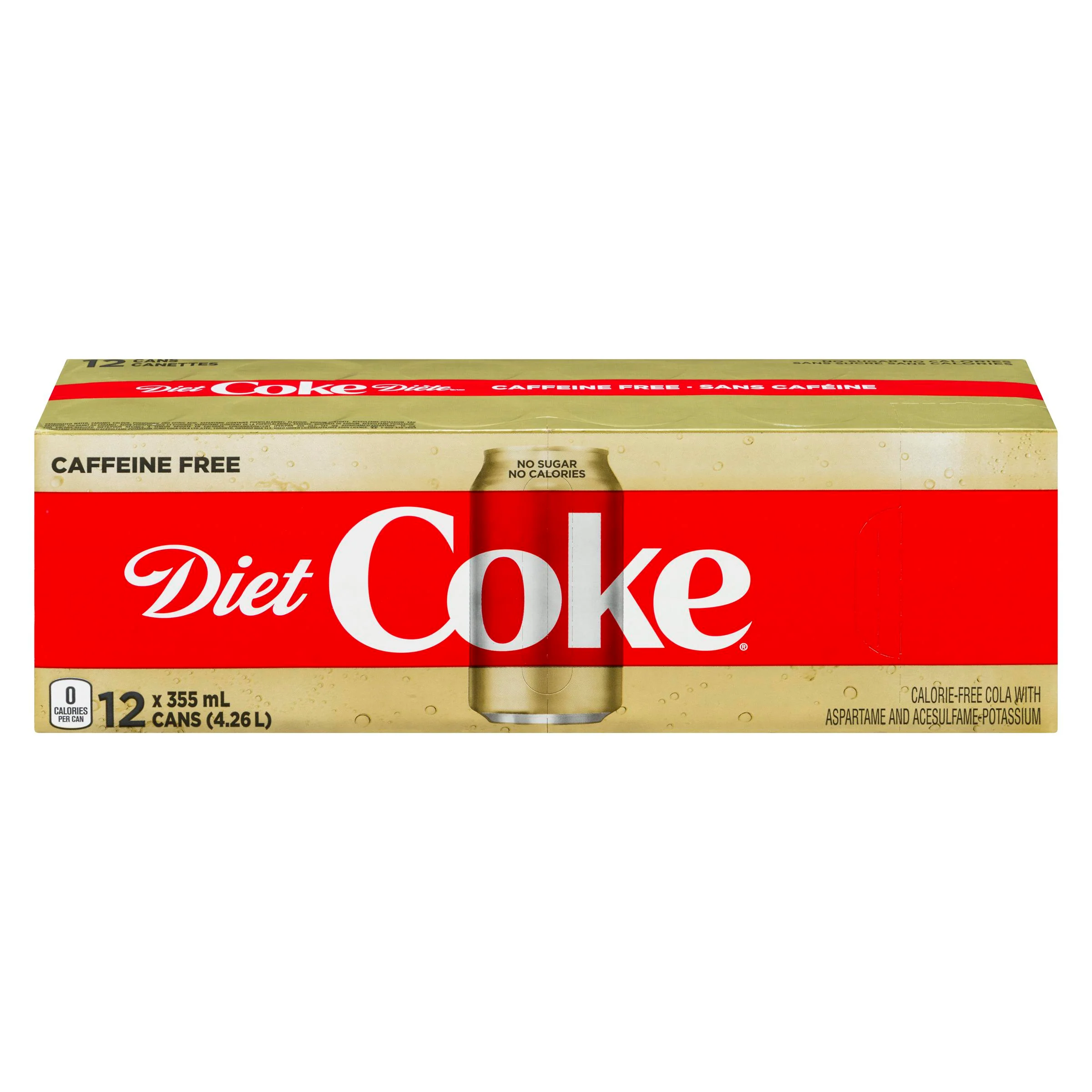 COCA COLA - COKE CAFFEINE FREE DIET CANS 12x355ML