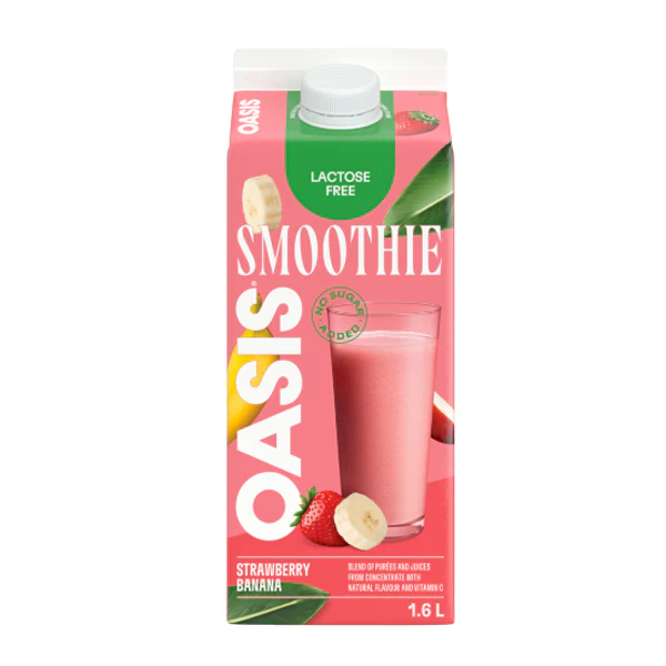 OASIS - SMOOTHIE STRAWBERRY BANANA 1.6LT