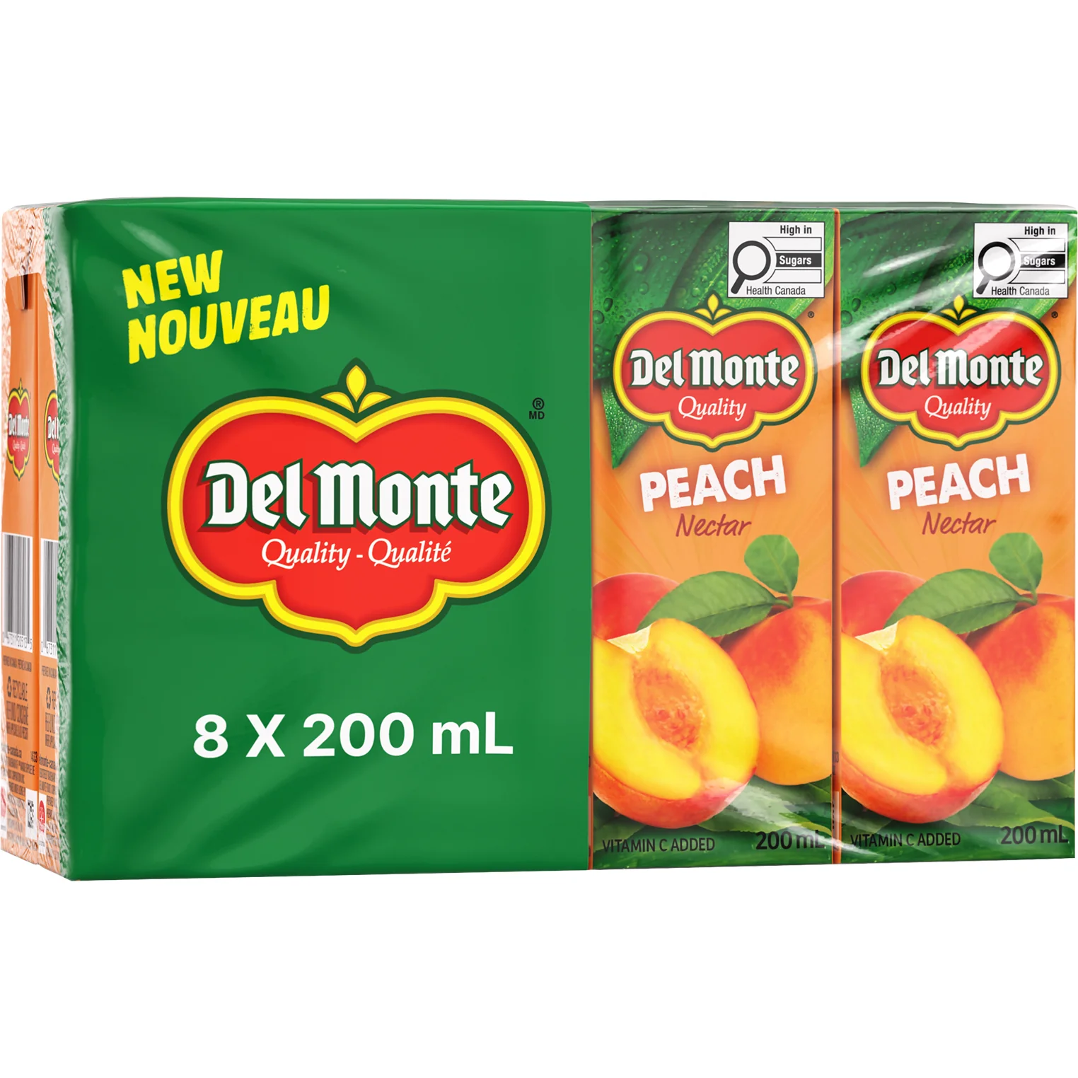 DEL MONTE - PEACH 8x200 ML
