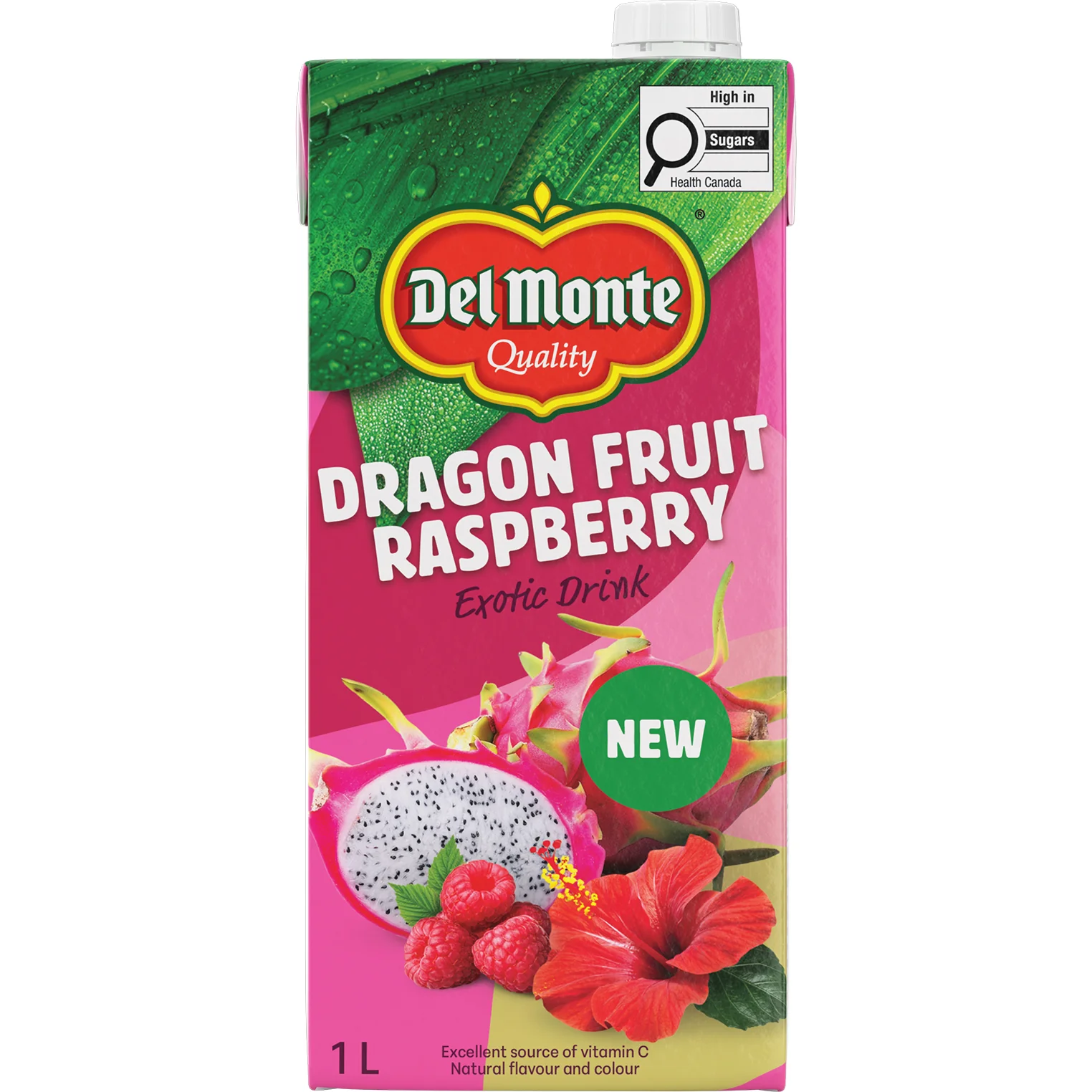 DEL MONTE - DRAGON FRUIT RASPBERRY 1LT