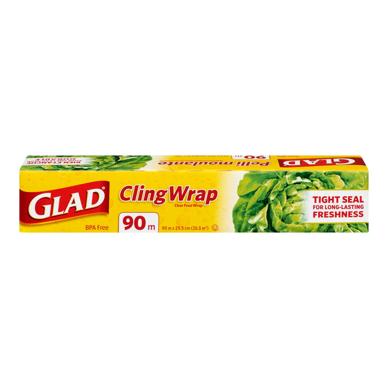GLAD - CLING WRAP 90M 1EA