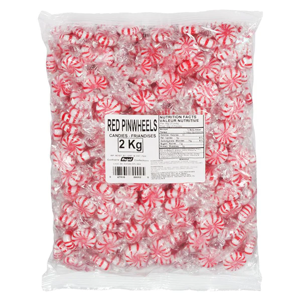 REGAL - RED PINWHEELS CANDIES 2KG