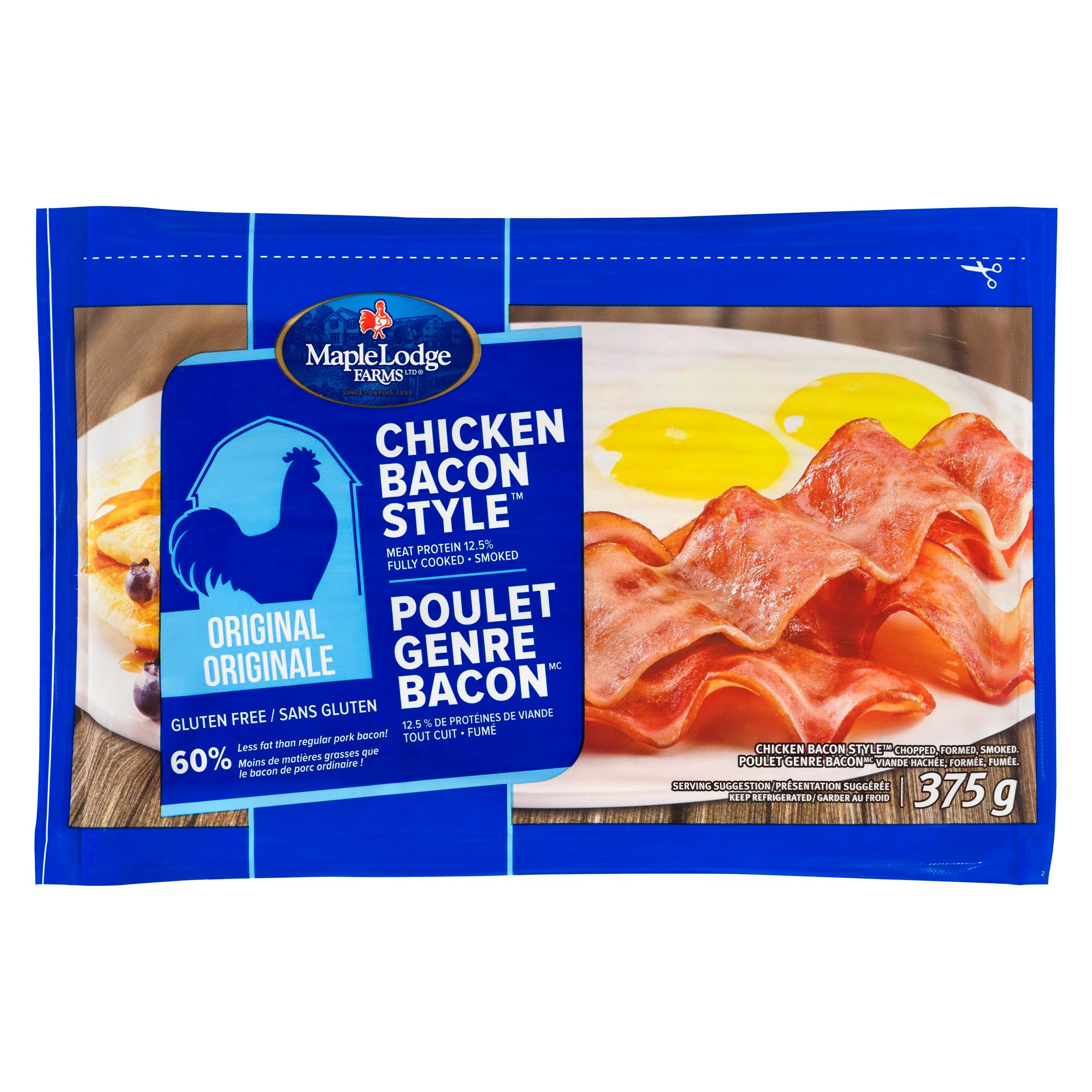 MAPLELODGE - MAPLE LODGE CHICKEN BACON 375GR