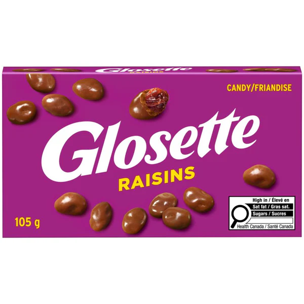 GLOSETTE - RAISINS BIG BOX FAMILY 105GR