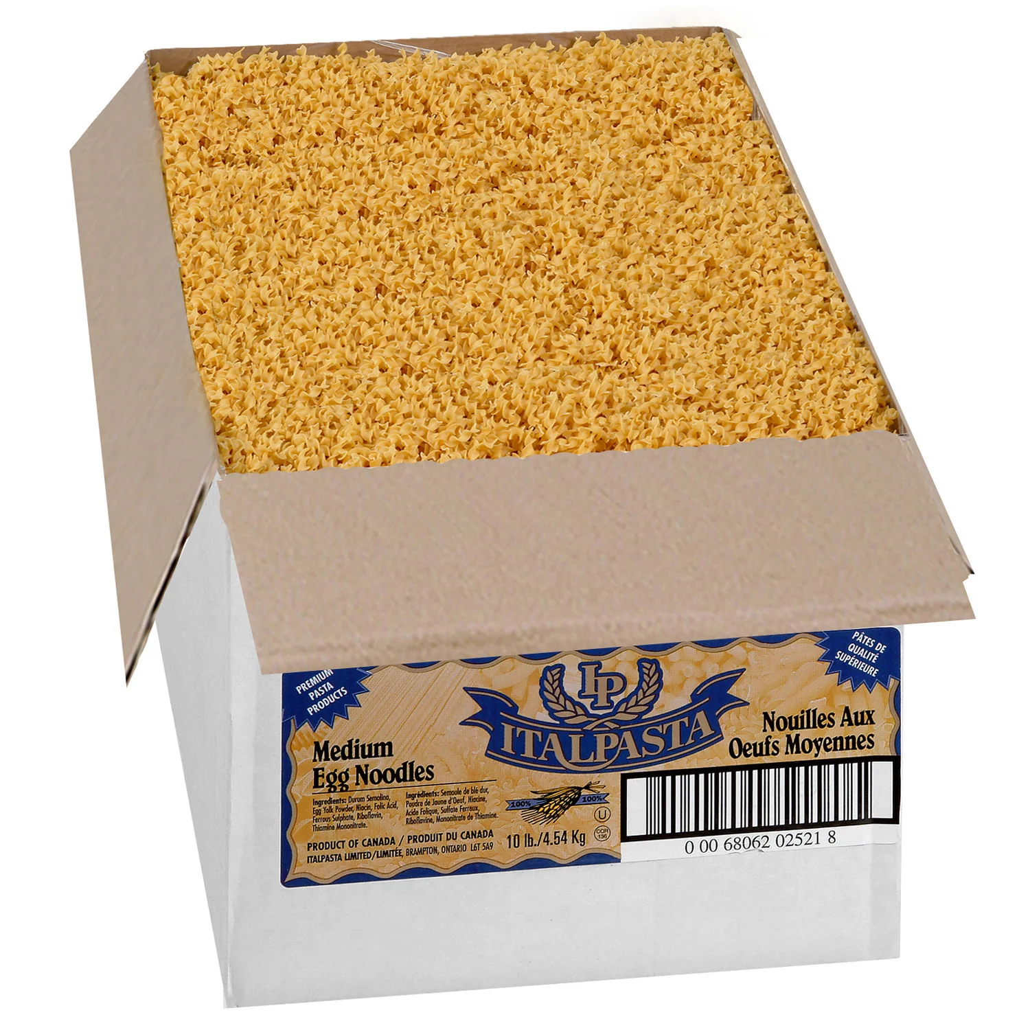 ITALPASTA - EGG NOODLES MEDIUM 10LB