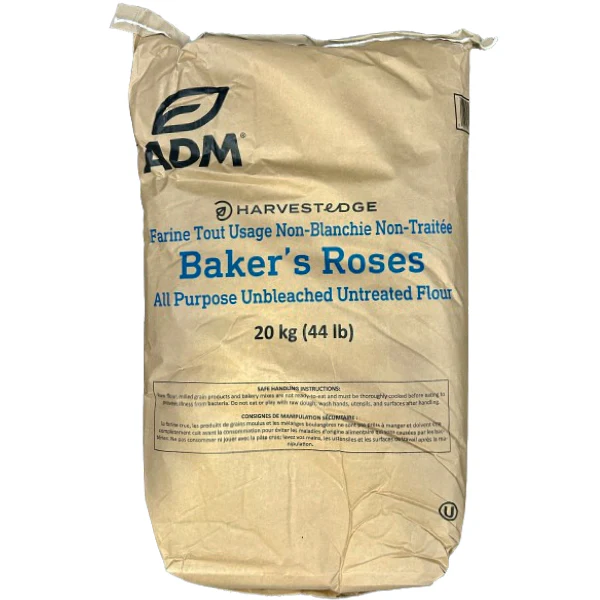 ADM - BAKERS ROSES FLOUR UNBLEACHED 20KG