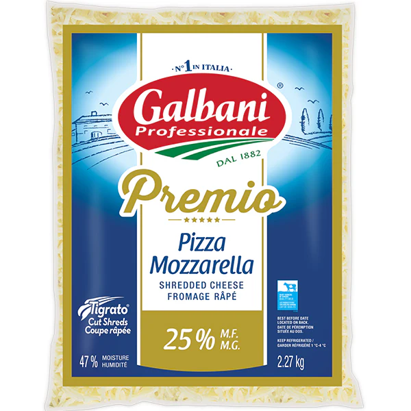 GALBANI - PROFESSSIONALE PREMIO SHREDDED 25% 2.27KG