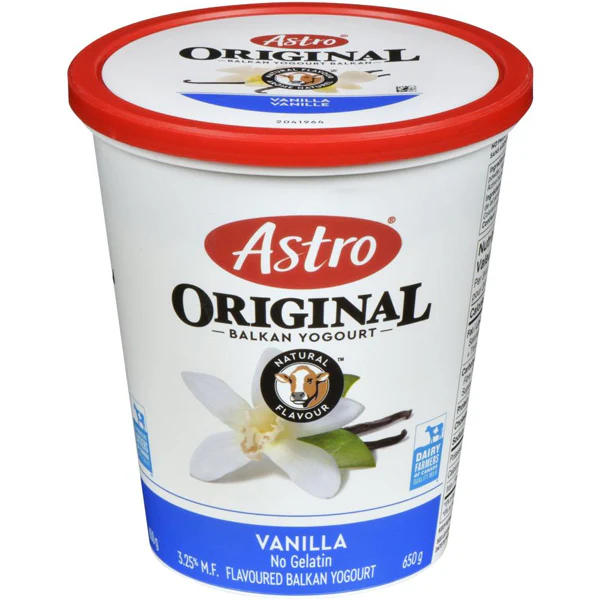 ASTRO - ORIGINAL YOGURT BALKAN VANILLA 650GR