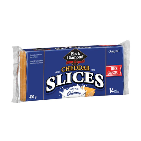 BLACK DIAMOND - CHEESE THICK SLICE 410GR