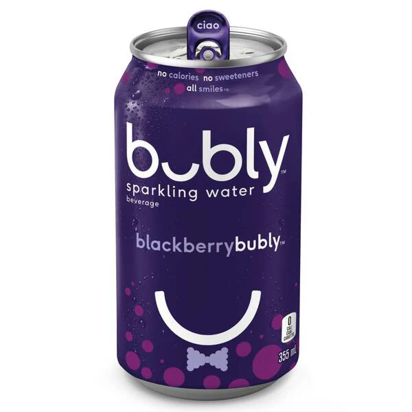 BUBLY - BLACKBERRY SPARKLING 12x355 ML