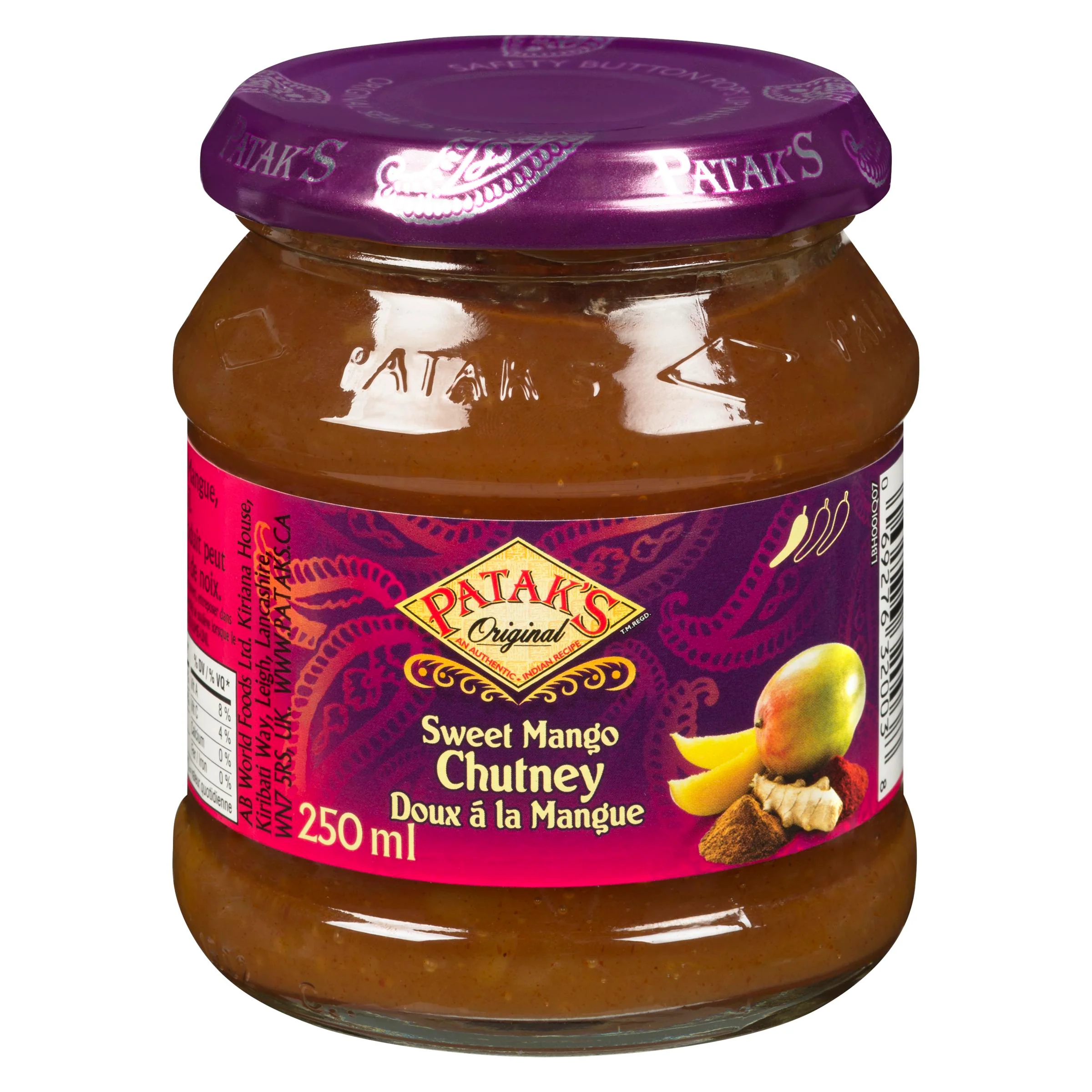 PATAKS - SWEET MANGO CHUTNEY 250ML