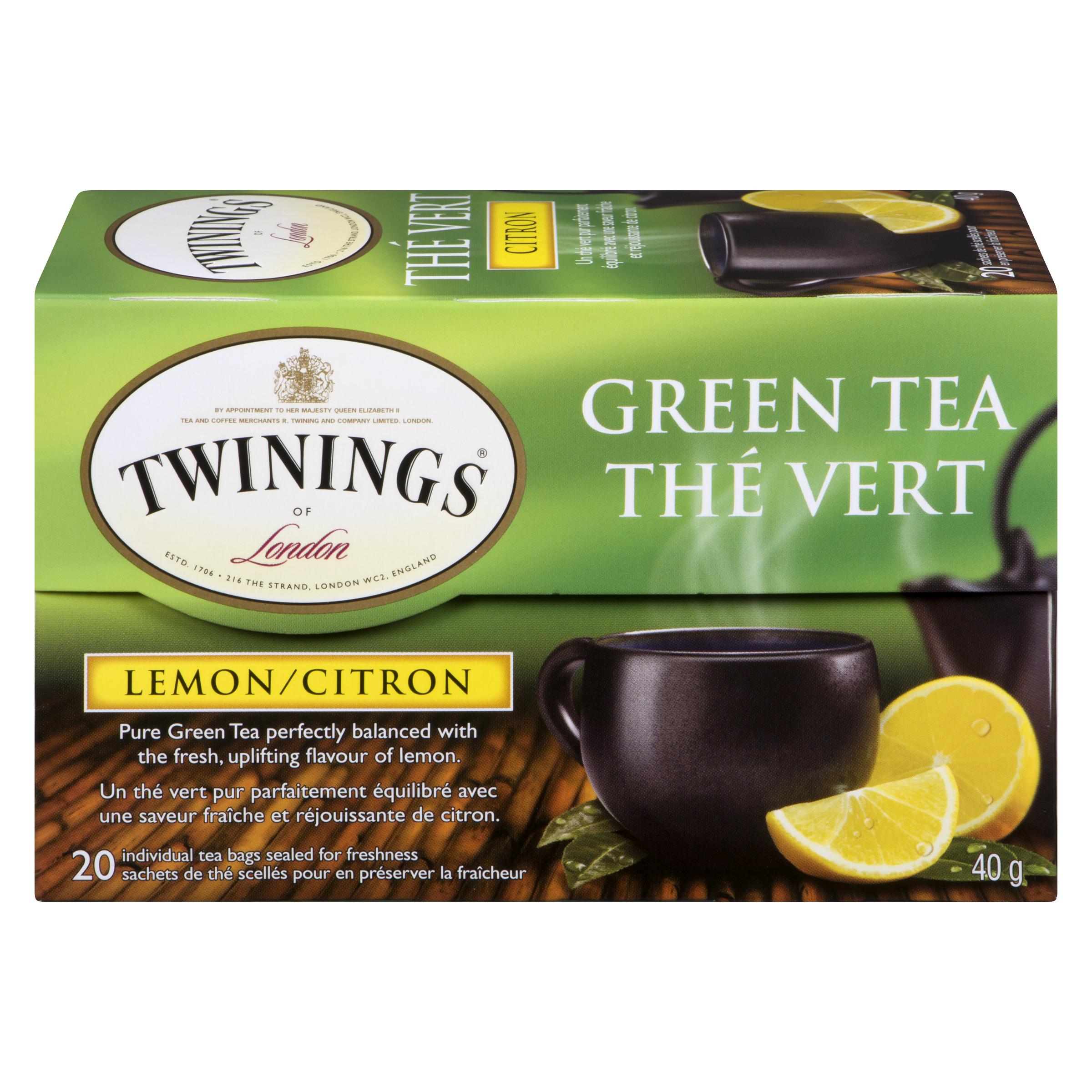 TWININGS - GREEN TEA & LEMON 20EA