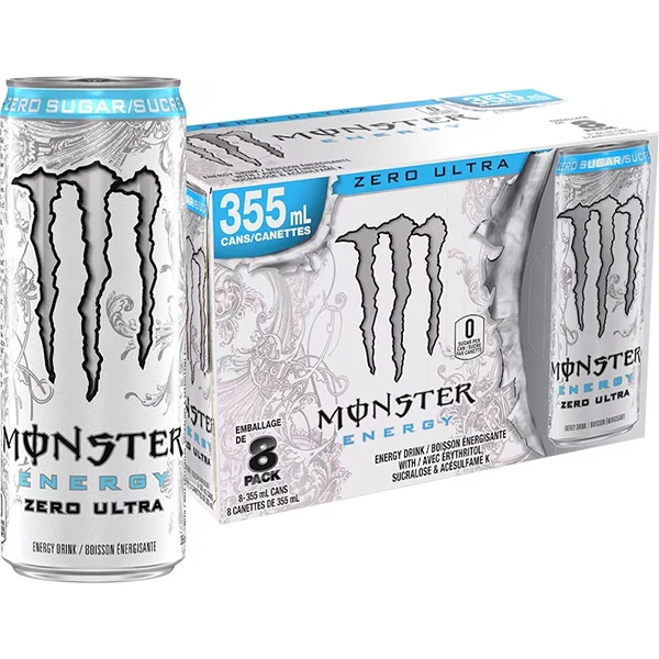 MONSTER - ENERGY ULTRA ZERO SUGAR 8x355 ML