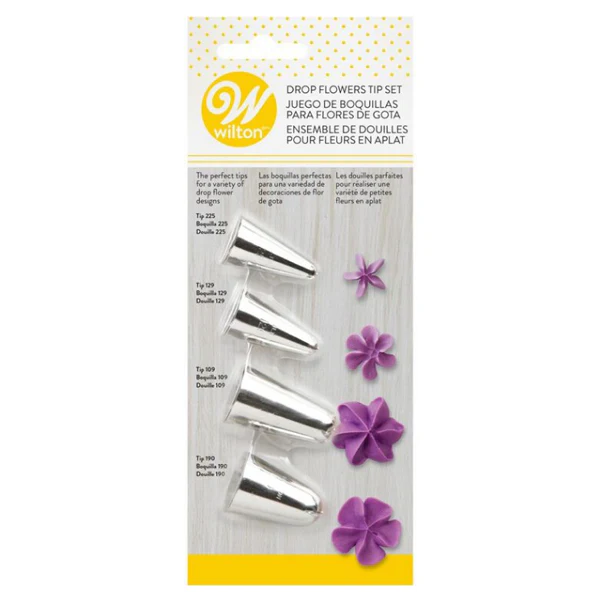 WILTON - TIP SET DROP FLOWER EFS 4EA