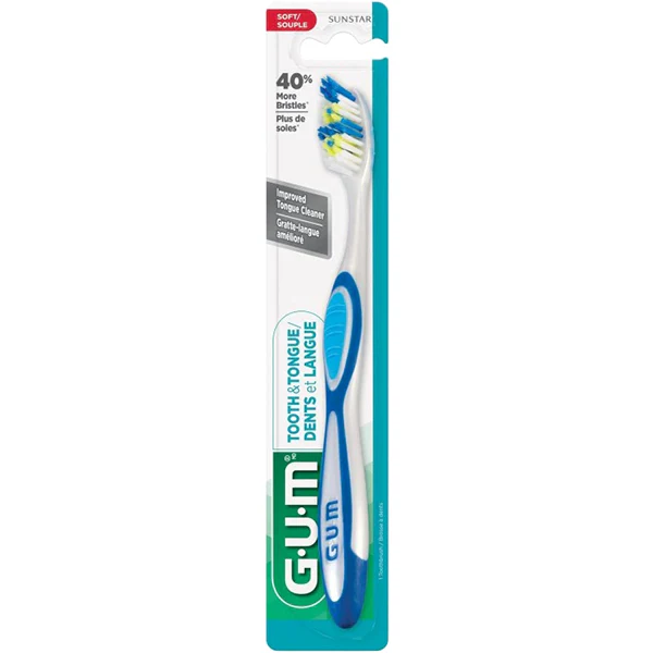 GUM - TOOTH N TONGUE SOFT TOOTHBRUSH EA