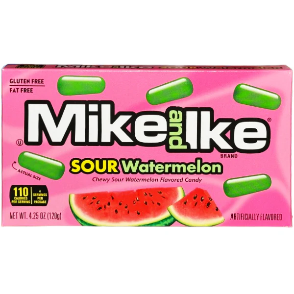 MIKE & IKE - SOUR WATERMELON 120GR