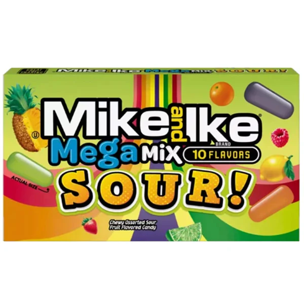 MIKE & IKE - MEGA MIX SOUR 12x120 GR