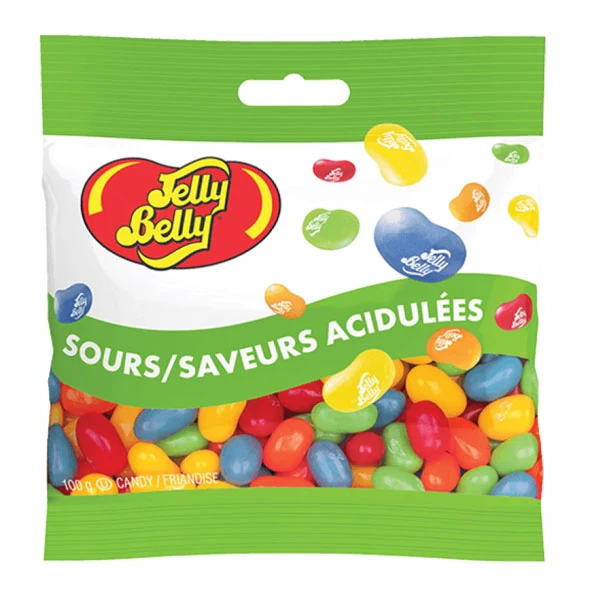 JELLY BELLY - SOURS GRAB & GO BAG 100GR