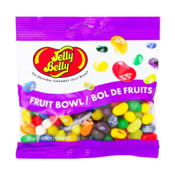 JELLY BELLY - FRUIT BOWL GRAB & GO BAG 100GR