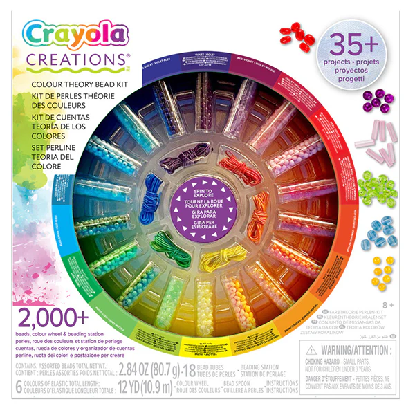 CRAYOLA - CREATIONS COLOUR THEORY BEAD SET 1 PK