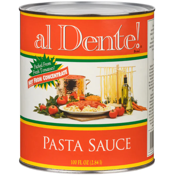 AL DENTE - ULTRA PREMIUM PASTA SAUCE 100OZ