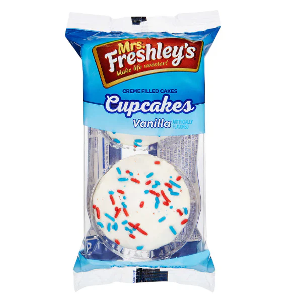 MRS FRESHLYS - FRESHLEY VANILLA CUPCAKE 6x6x3.6OZ