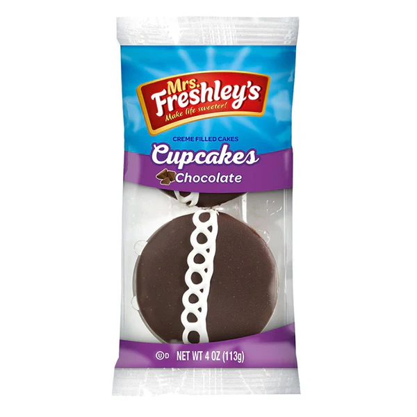MRS FRESHLEY - CHOCOLATE CUPCAKE 6x6x4 OZ