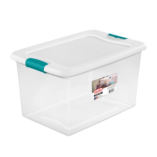 Sterilite - 61L Latching Clear Box 23.75x16x13.5IN EA
