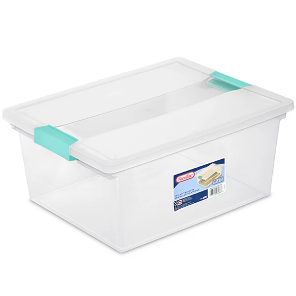 STERILITE - DEEP CLIP BOX EA