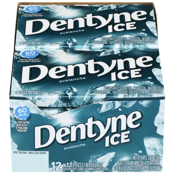 DENTYNE - ICE AVALANCHE 12x12 PC