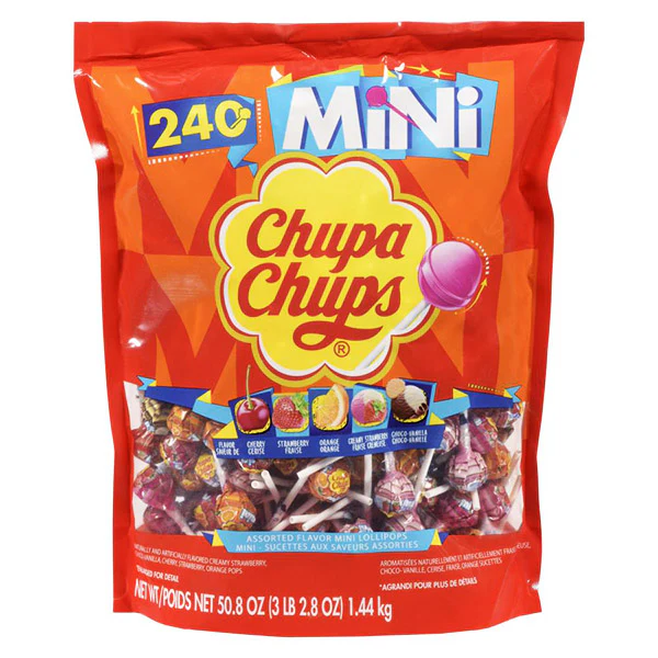 CHUPA CHUPS - MINI LOLIPOPS 240CT