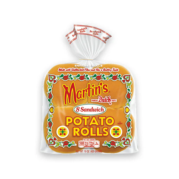MARTINS FAMOUS - POTATO ROLLS 3.5" 9x8 EA