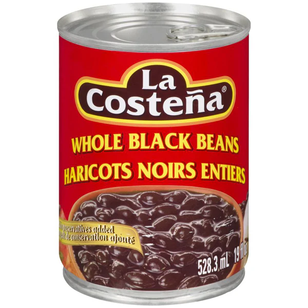 LA COSTENA - WHOLE BLACK BEANS 528ML