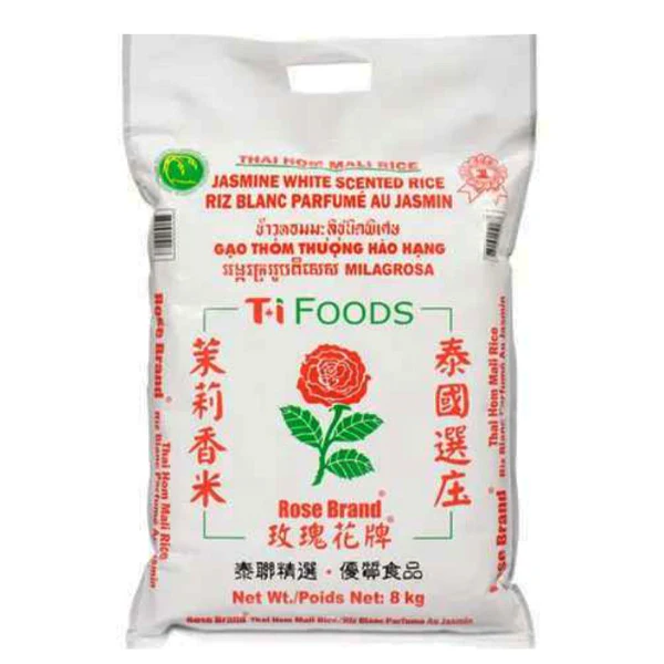 ROSE BRAND - JASMINE SCENTED RICE 8KG