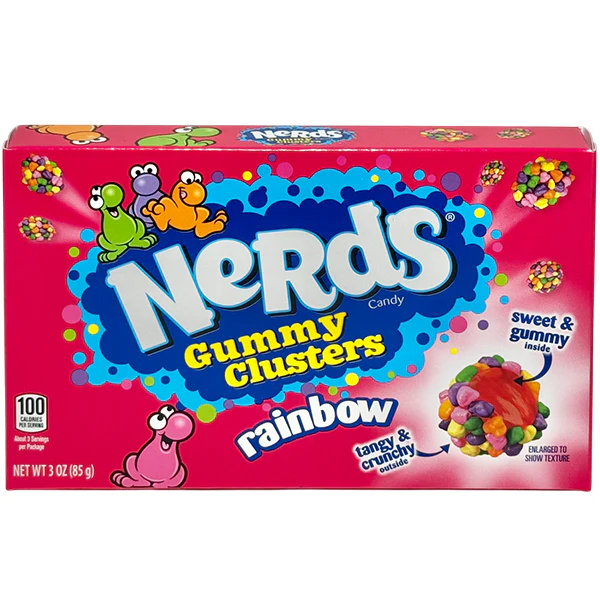 WONKA - NERDS GUMMY CLUSTERS THEATER 85GR
