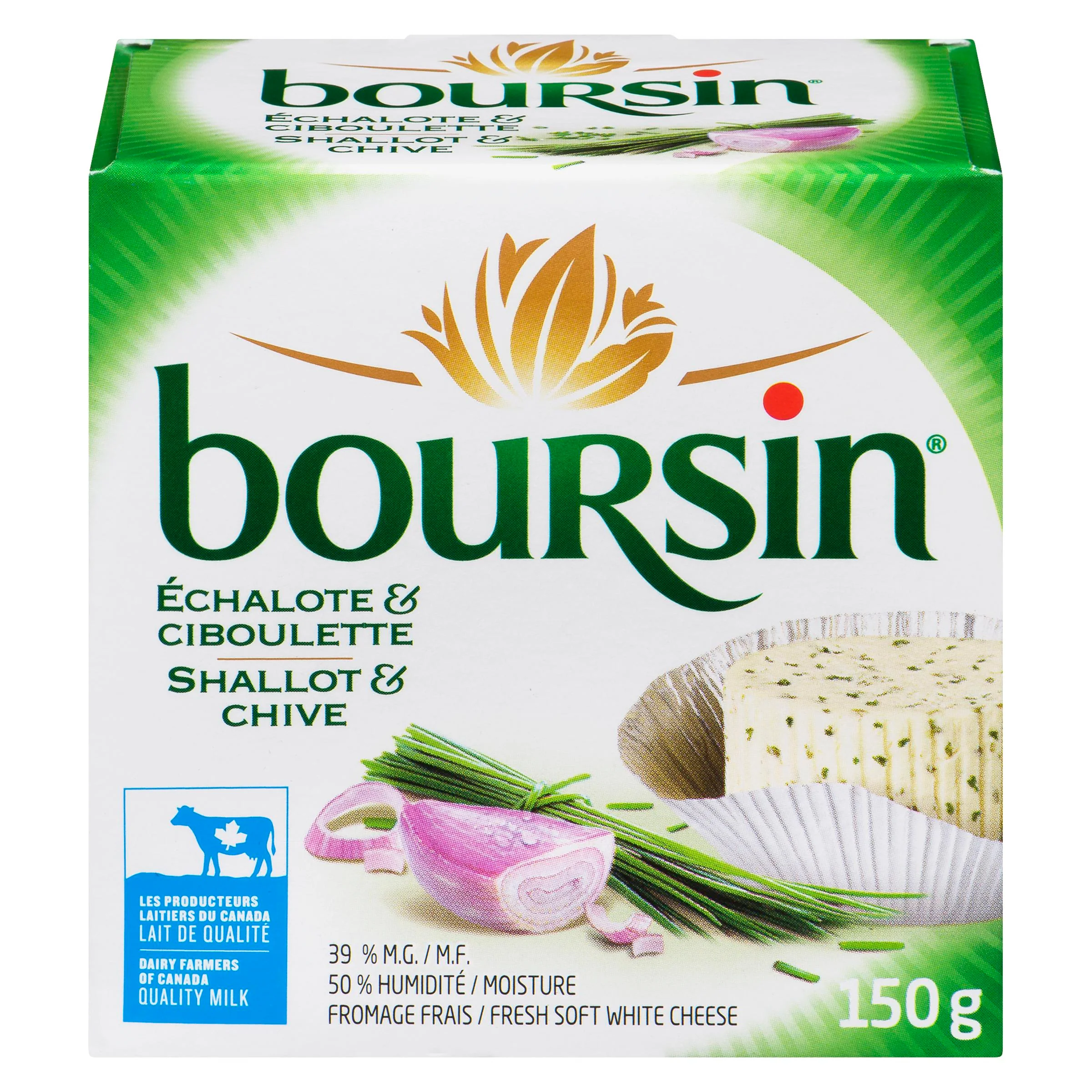 BOURSIN - SHALLOT AND CHIVES 150GR